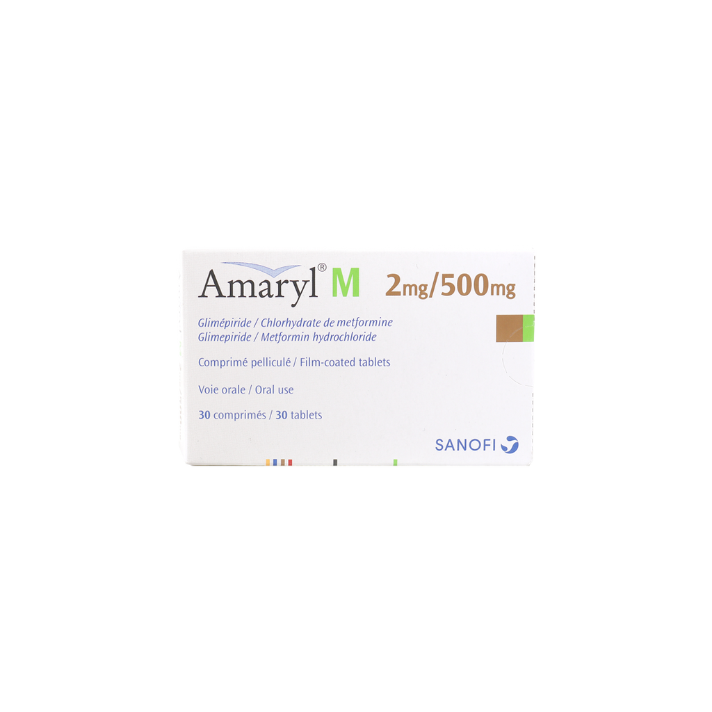 AMARYL M 2MG/500MG 30 TAB