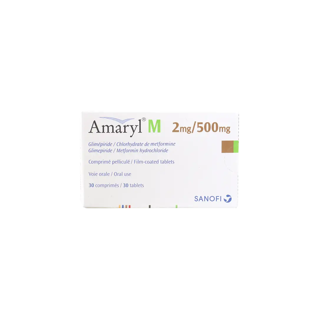 Amaryl M 2Mg/500Mg 30 Tab
