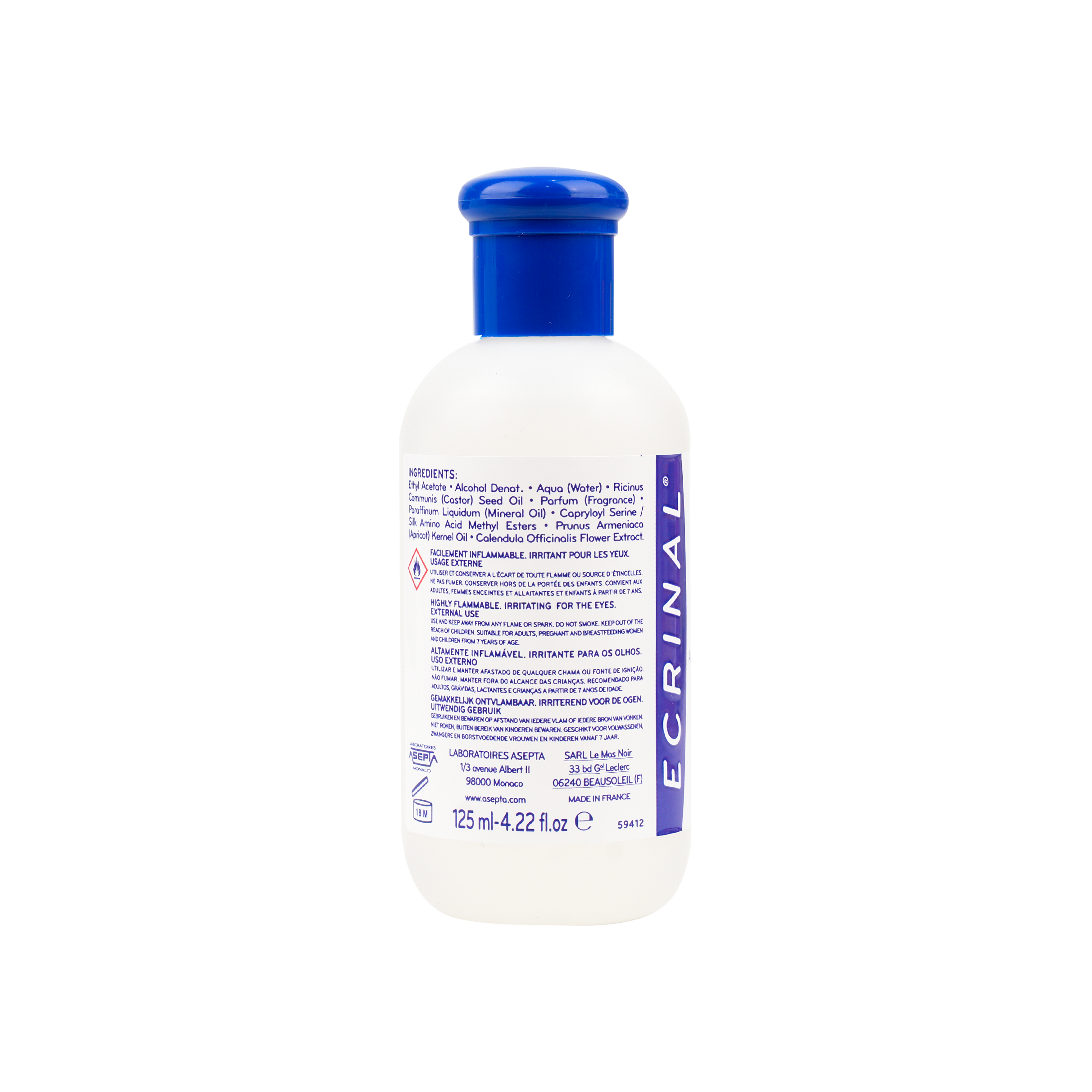 ECRINAL NAIL POLISH REMOVER 125 ML(EC457)