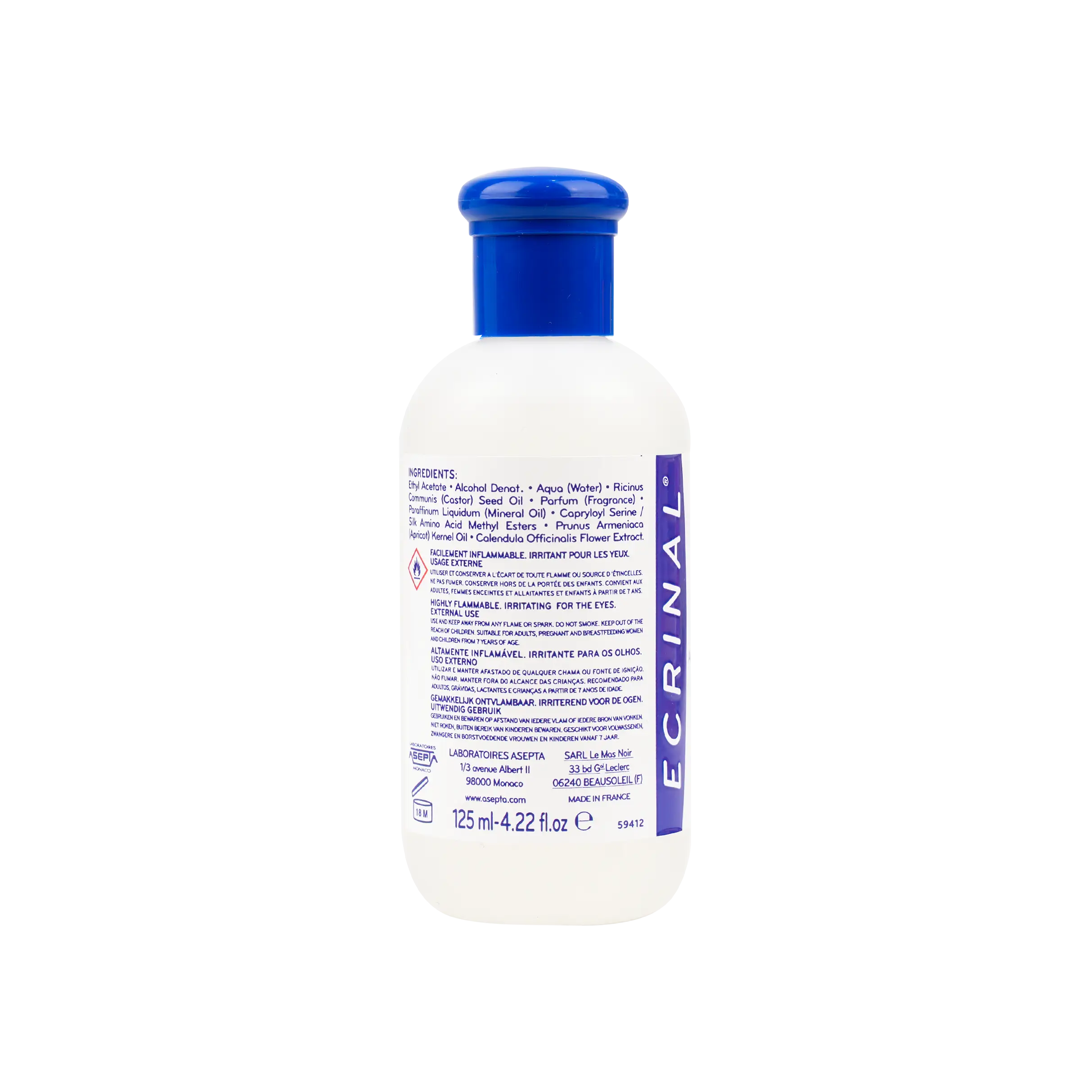 Ecrinal Nail Polish Remover 125 Ml(Ec457)