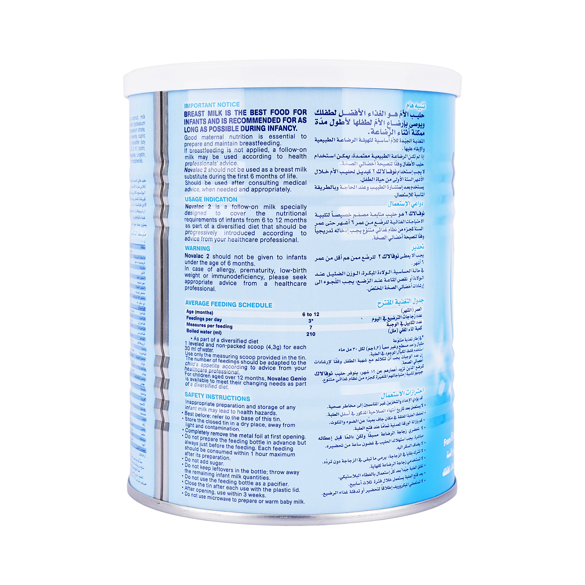 21266-Novalac No2 Milk 400G +1