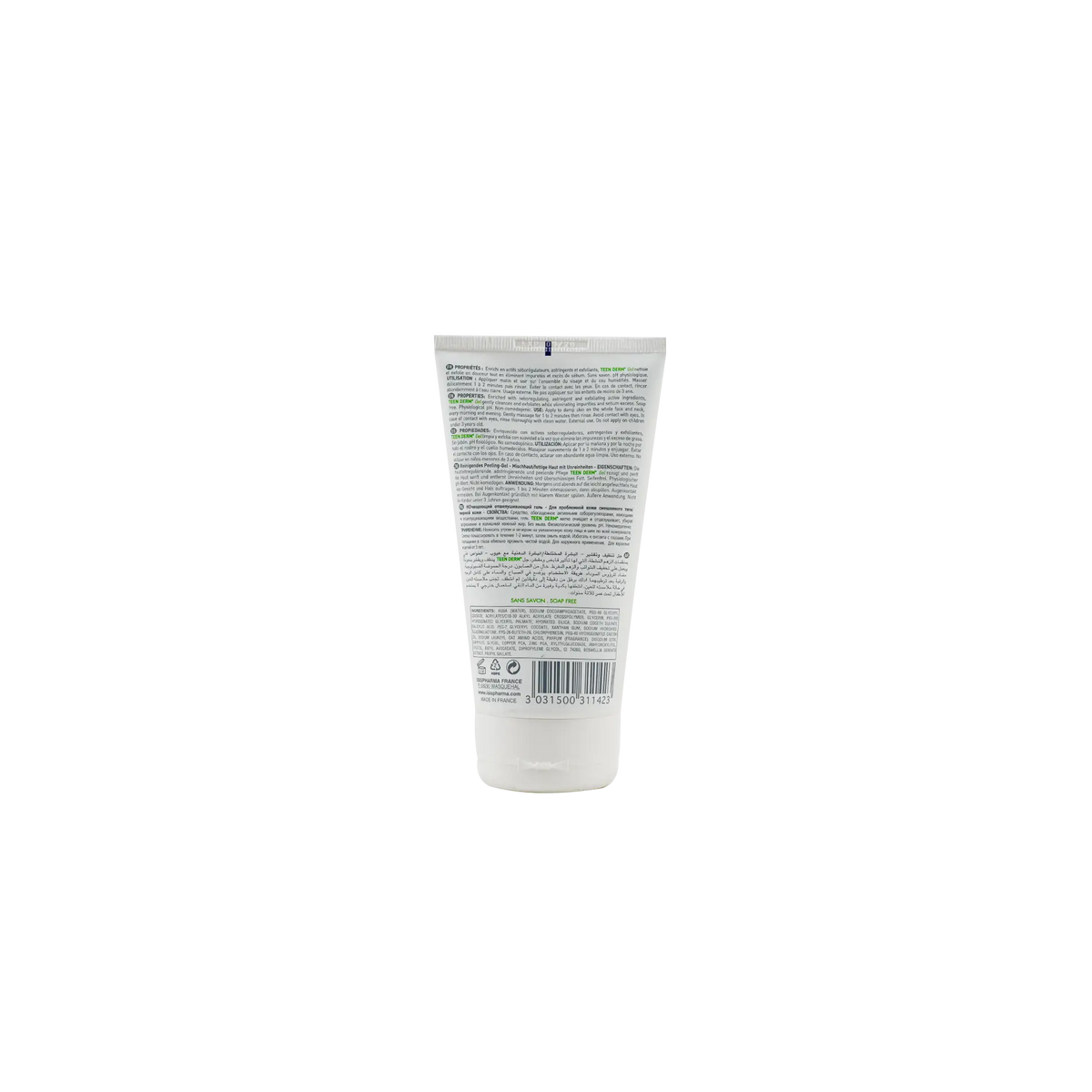 21272-ISIS Teen Derm Exfoliating Cleansing Gel 150ml +1
