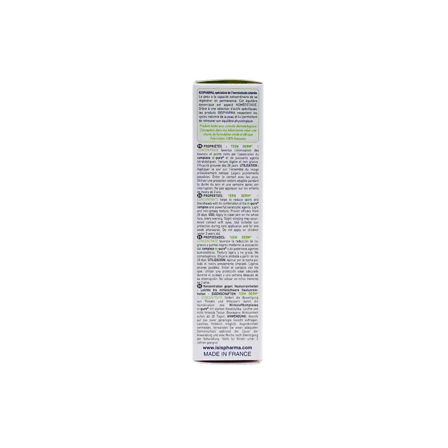ISIS Teen Derm K Concentrate Cream 30ml
