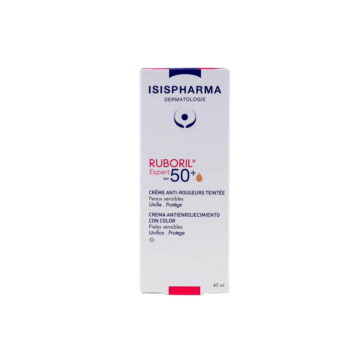 21280-ISIS Pharma Ruboril Expert SPF50+ Tinted Anti-Redness Cream 40ml