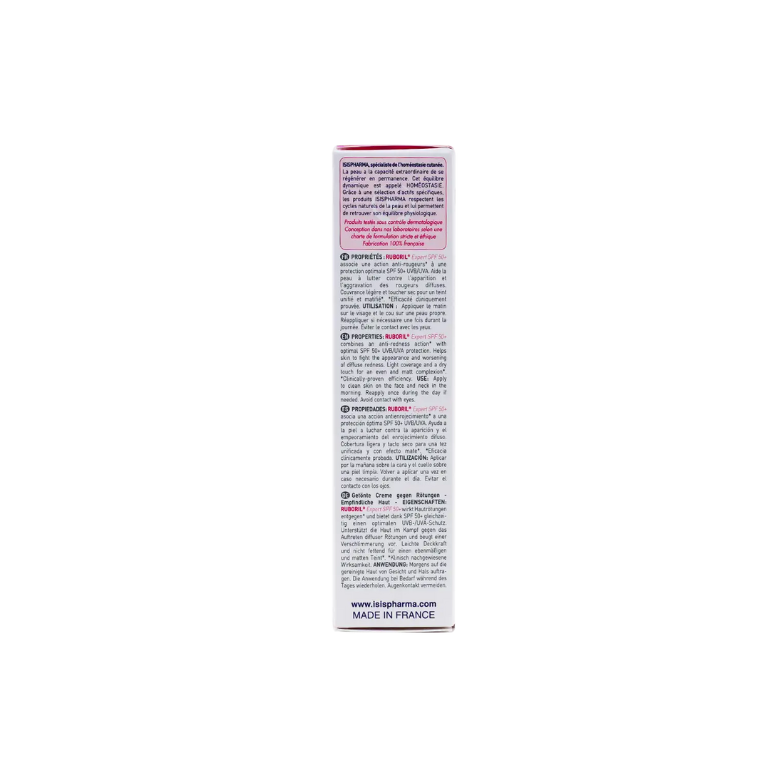 21280-ISIS Pharma Ruboril Expert SPF50+ Tinted Anti-Redness Cream 40ml +2