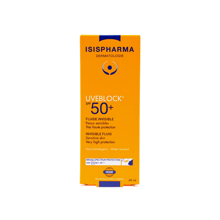 21304-ISIS Pharma UVeblock SPF50+ Fluid Invisible Cream 40ml