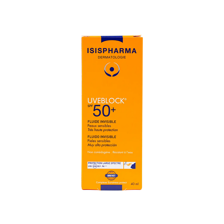 21304-ISIS Pharma UVeblock SPF50+ Fluid Invisible Cream 40ml +3