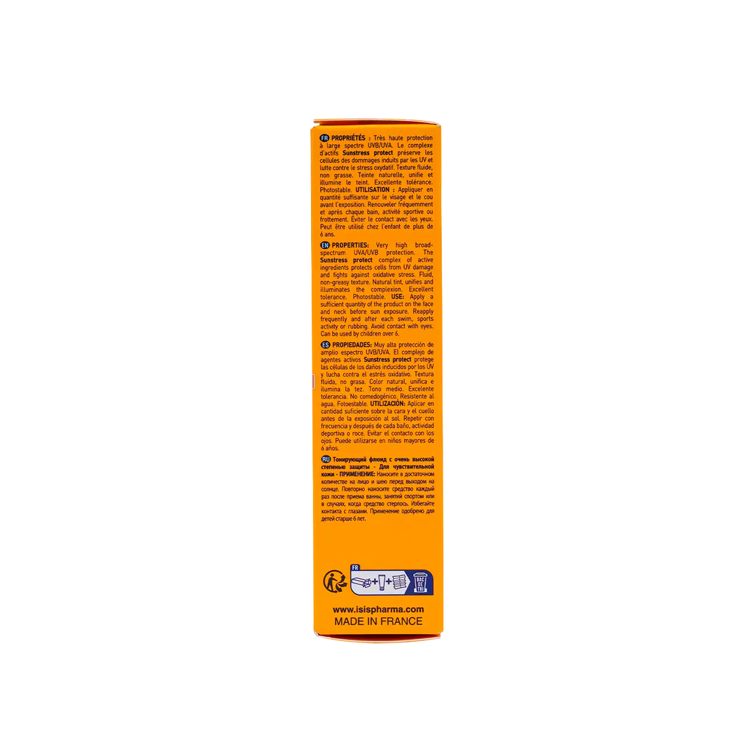 21305-ISIS Pharma UVeblock SPF50+ Tinted Fluid 40ml - Medium +2