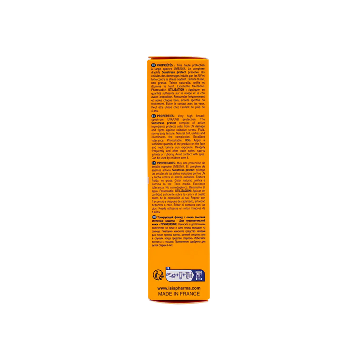 21305-ISIS Pharma UVeblock SPF50+ Tinted Fluid 40ml - Medium +2