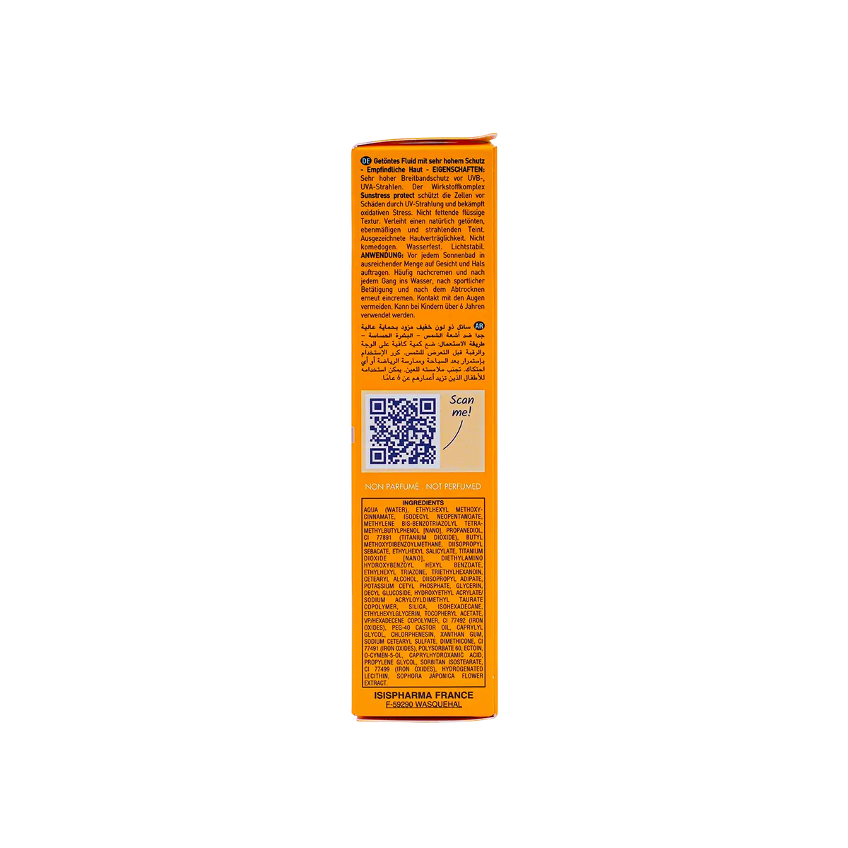 21305-ISIS Pharma UVeblock SPF50+ Tinted Fluid 40ml - Medium +1