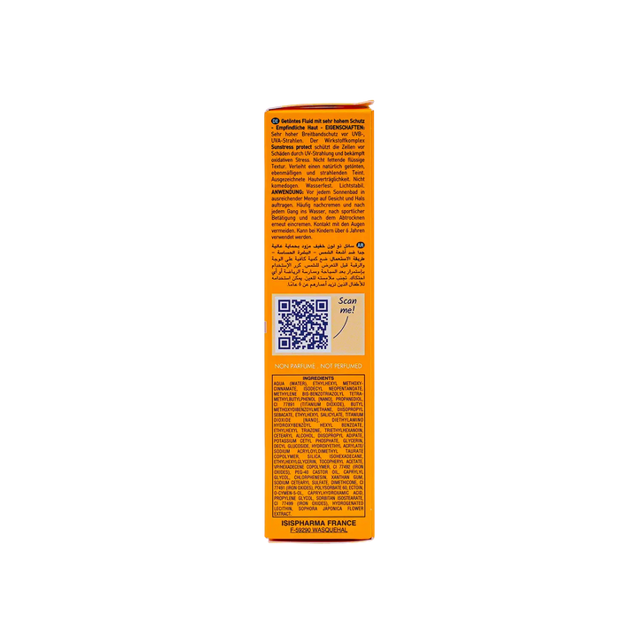 21305-ISIS Pharma UVeblock SPF50+ Tinted Fluid 40ml - Medium +1