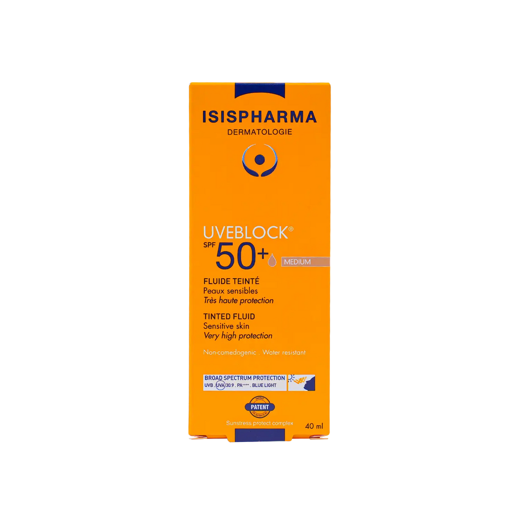 ISIS UVeblock SPF50 + Tinted Fluid 40ml - Medium