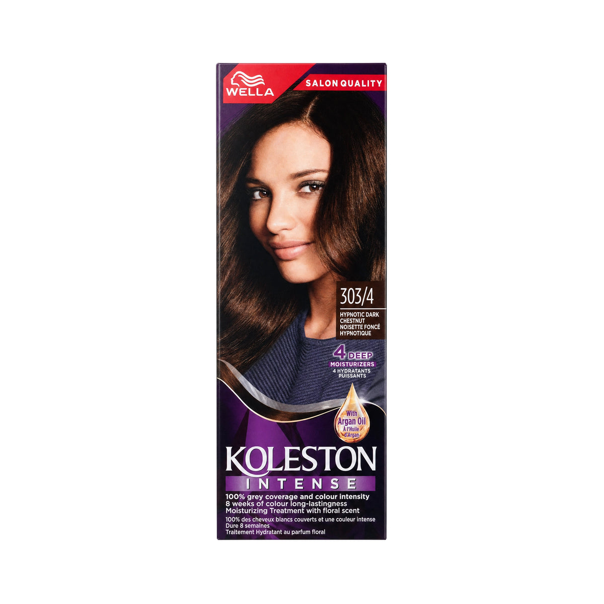 21359-Wella Koleston 2000 Tube No. 303/4 - Dark Chestnut