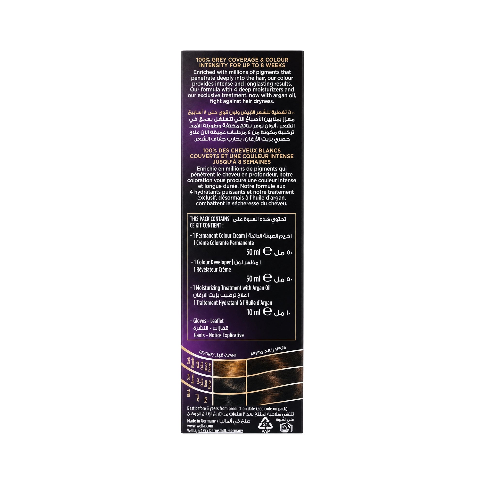 21359-Wella Koleston 2000 Tube No. 303/4 - Dark Chestnut +2