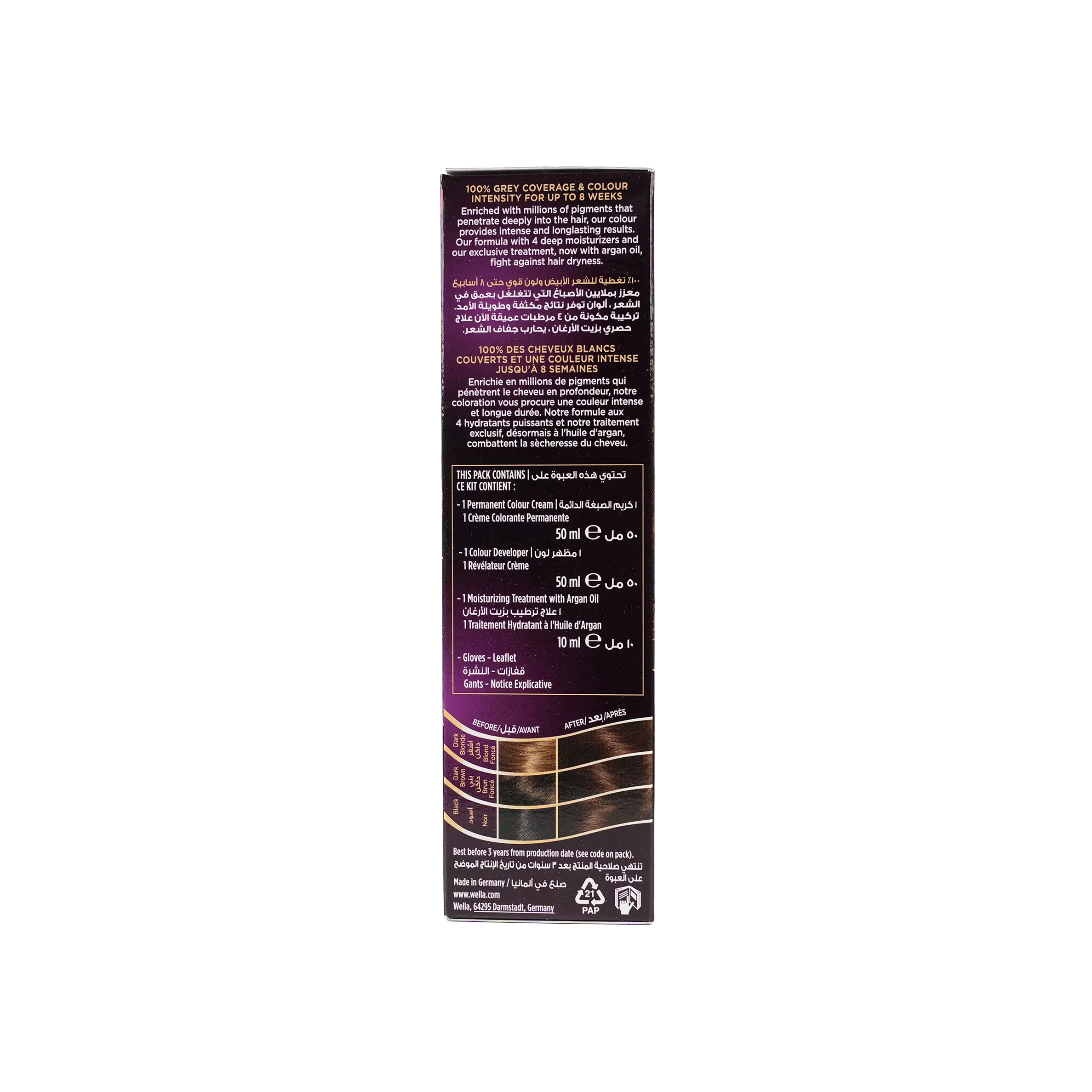 Wella Koleston 2000 Tube No. 303/4 - Dark Chestnut