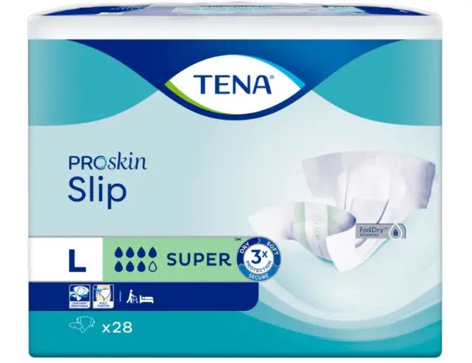 21395-Tena Proskin Slip Super L 28Pcs +4