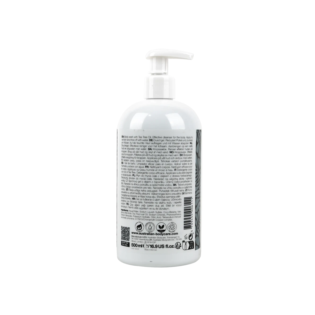 21422-Australian Body Care Tea Tree Oil Body Wash 500Ml +1