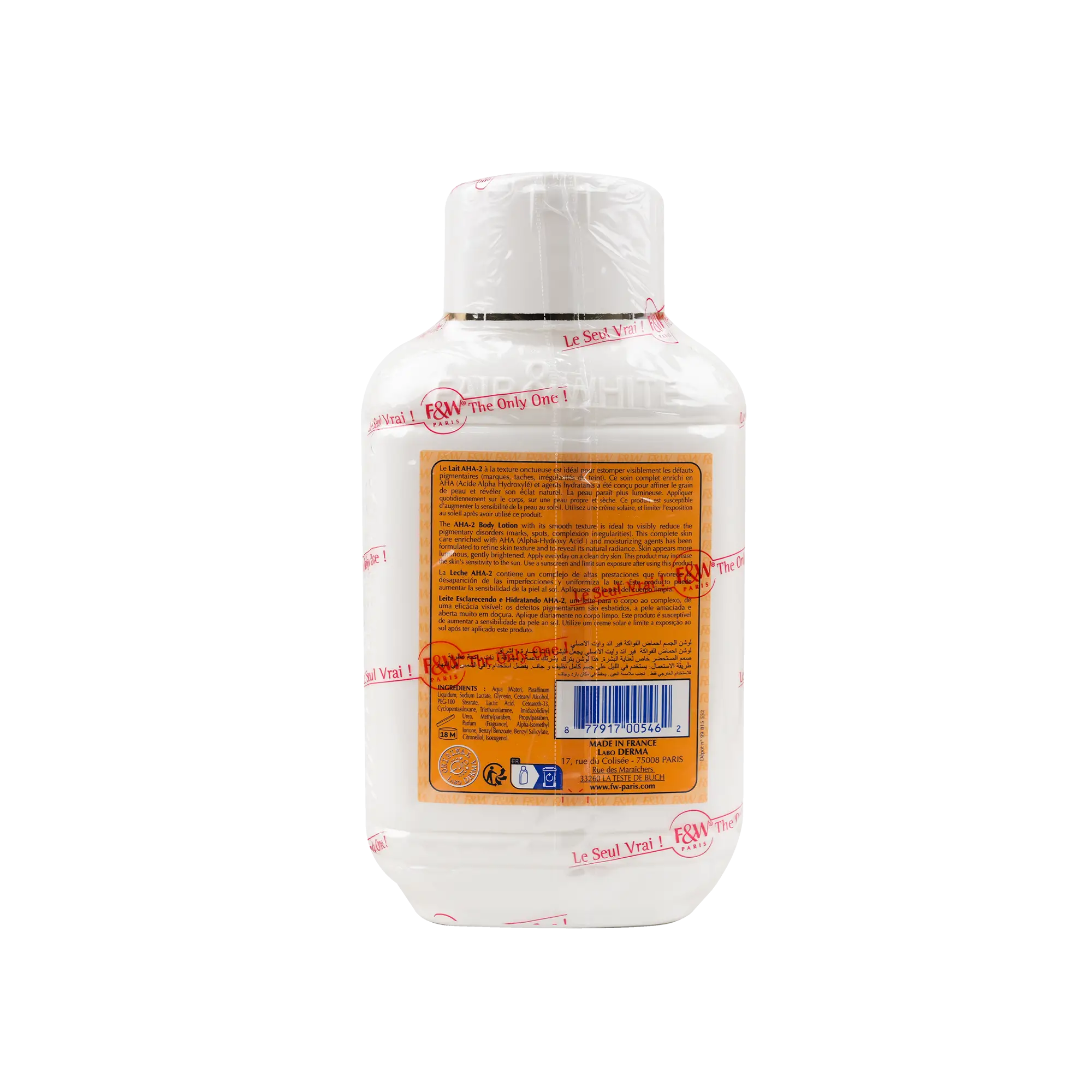 Fair And White Lait Aha-2 Body Lotion 485Ml.