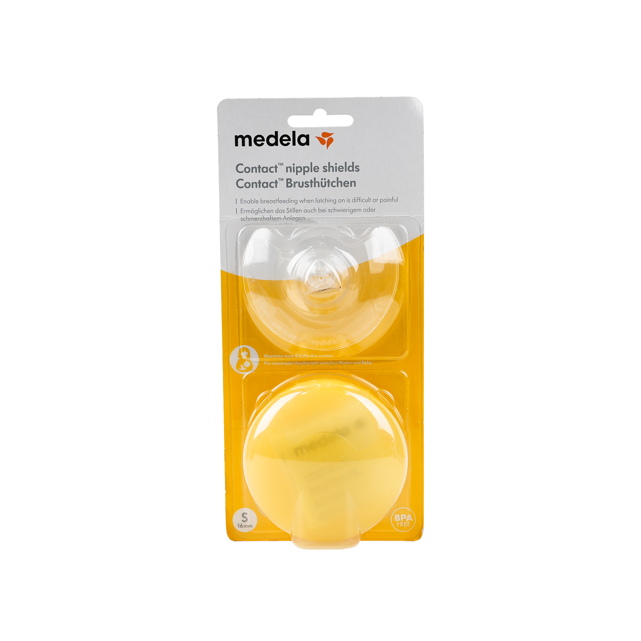 Medela Contact Nipple Shields 2Pcs Size-S