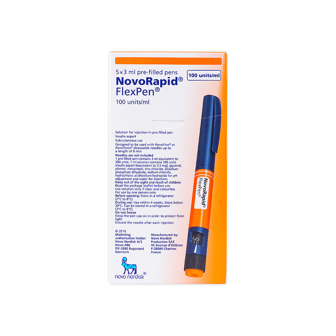 Novorapid Flexpen 100Iu/Ml 5Pen 3Ml