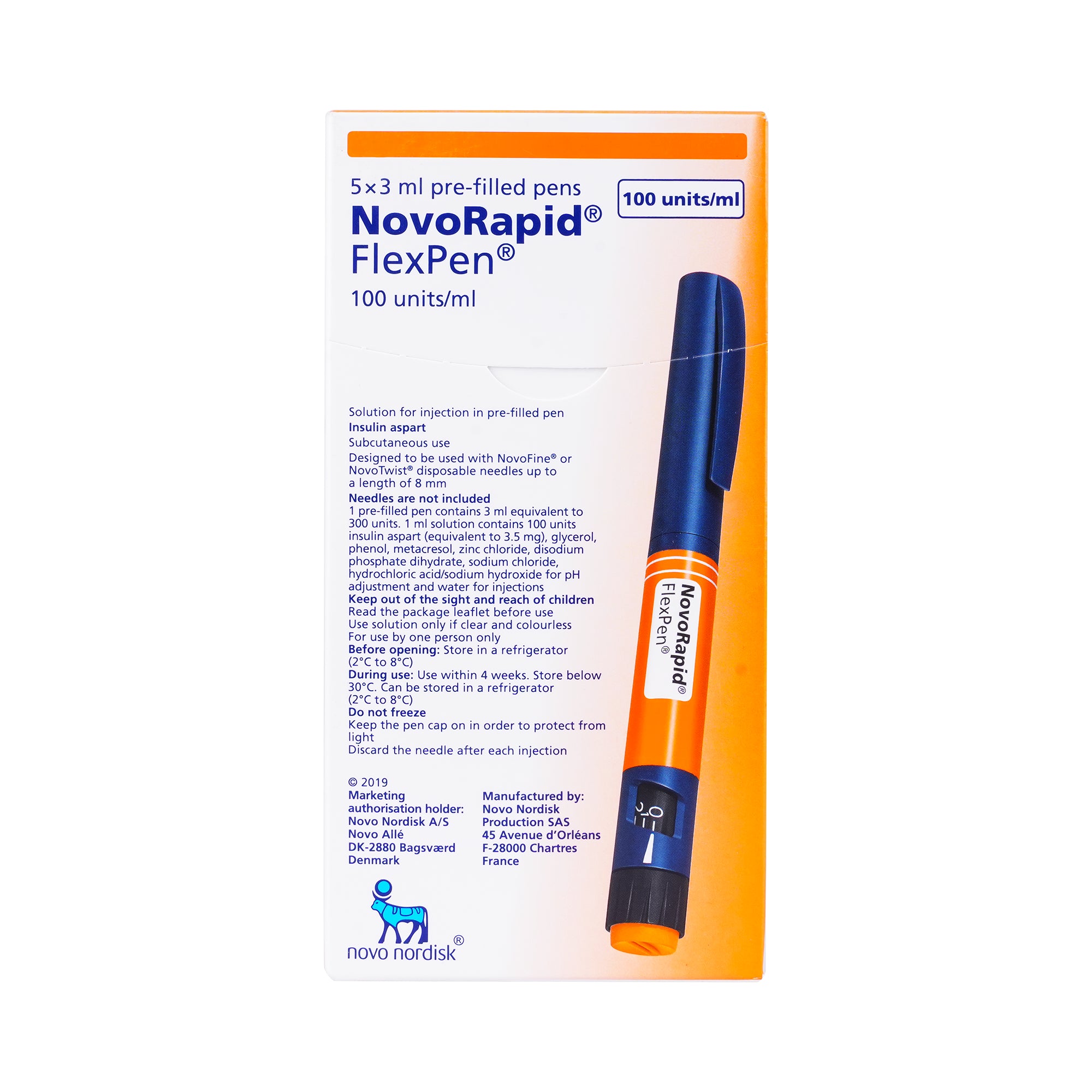 21470-Novorapid Flexpen 100Iu/ml 5Pen 3ml