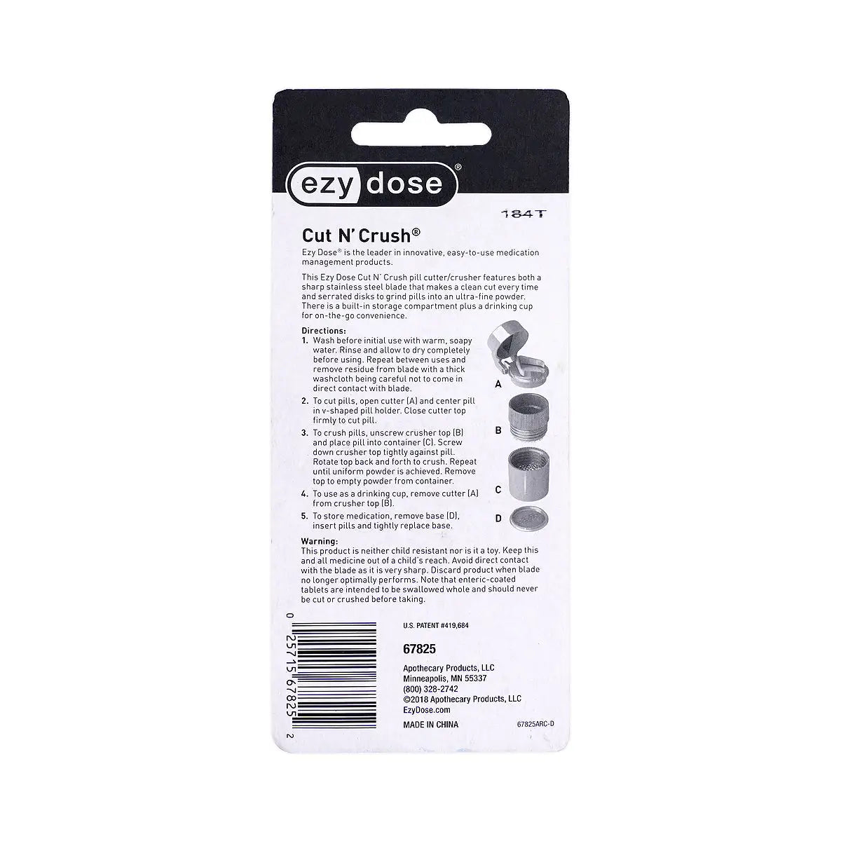 21648-Ezy Dose Ultra Fine Cut N Crush +2