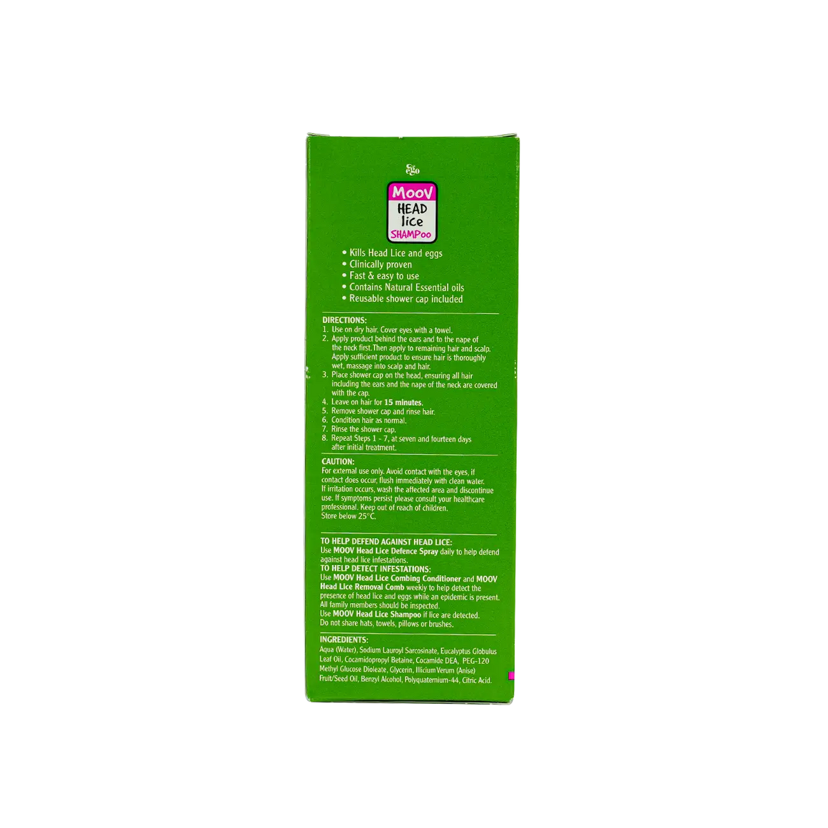 21733-Moov Head Lice Shampoo 200Ml +1