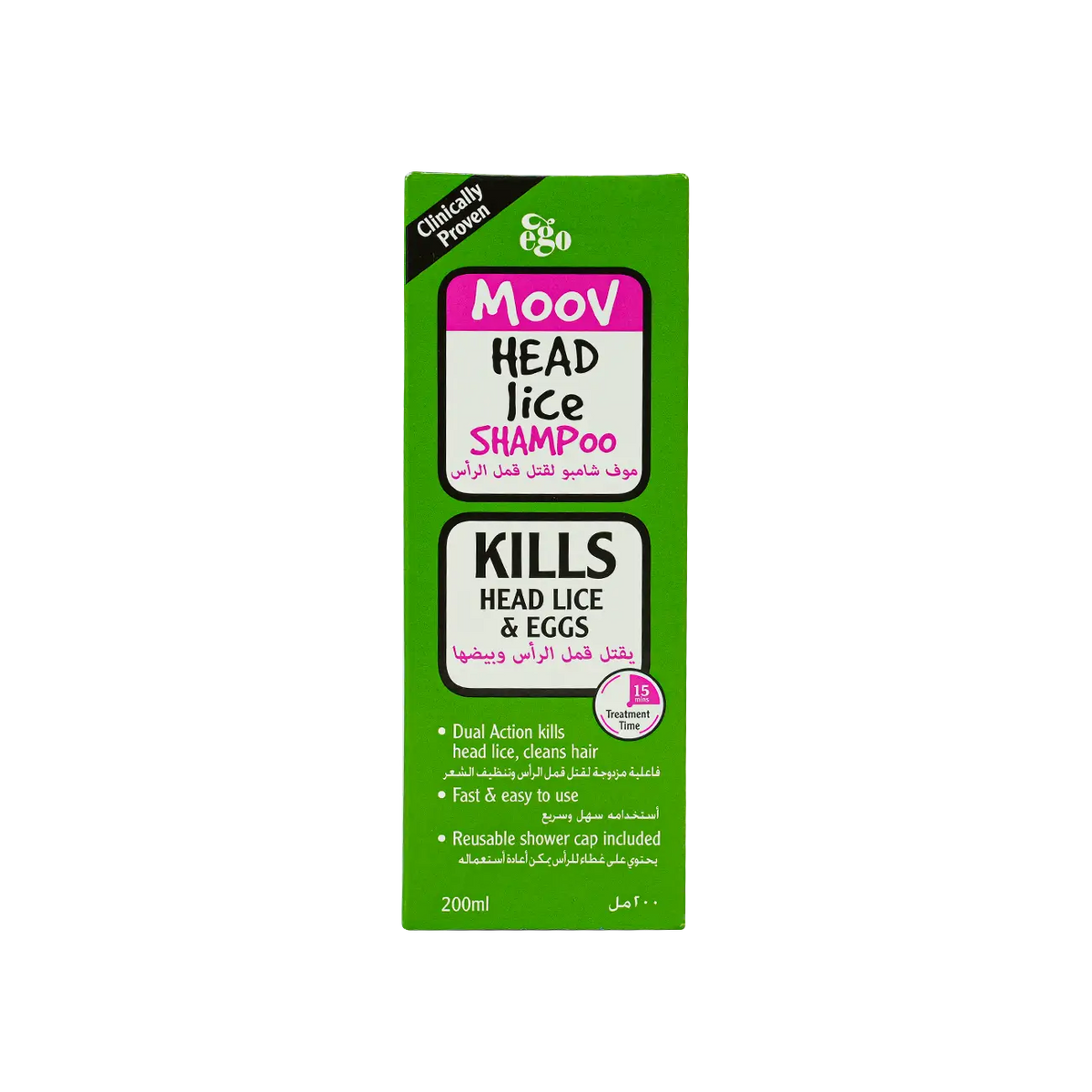 21733-Moov Head Lice Shampoo 200Ml