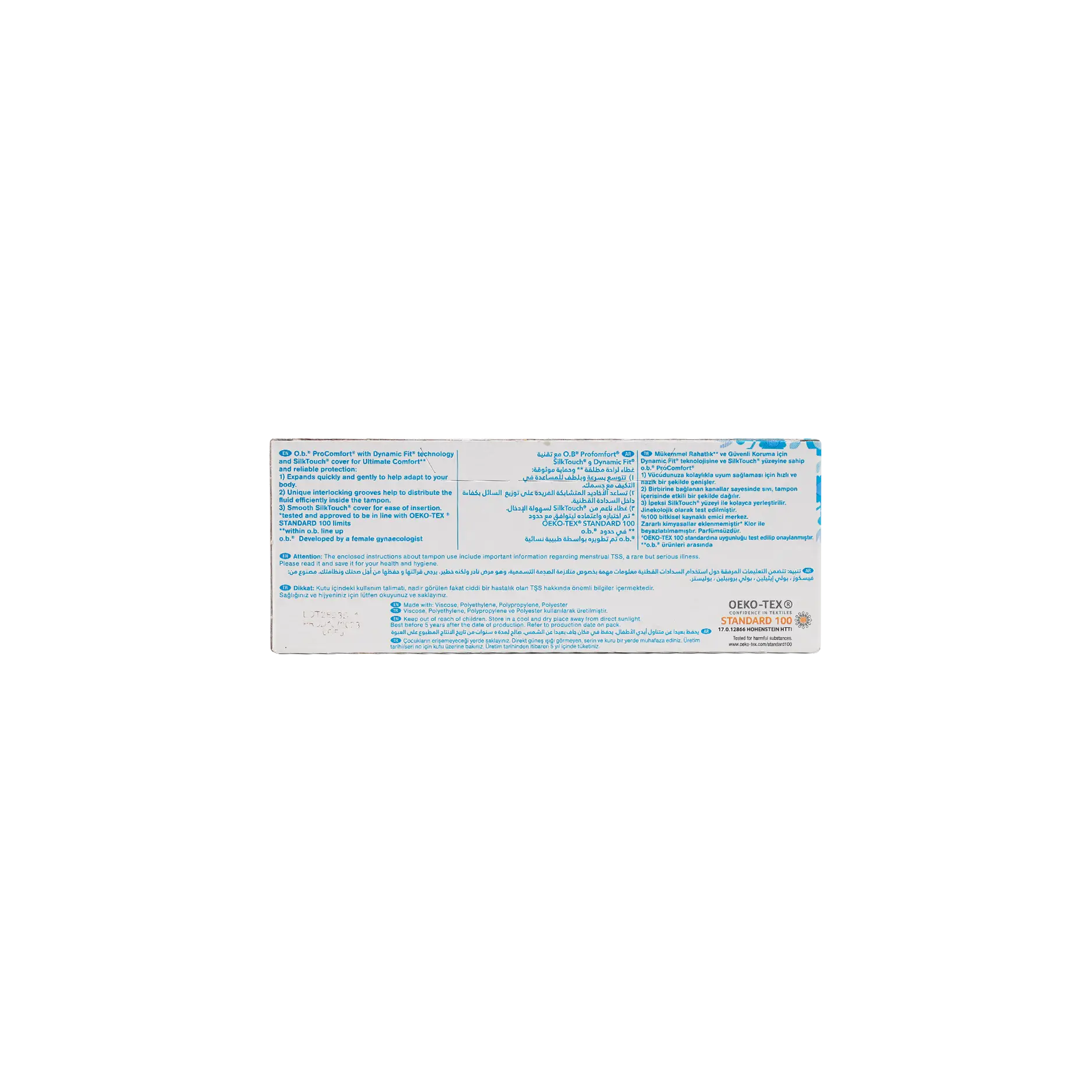 Tampon OB Procomfort Super Plus 16Pcs