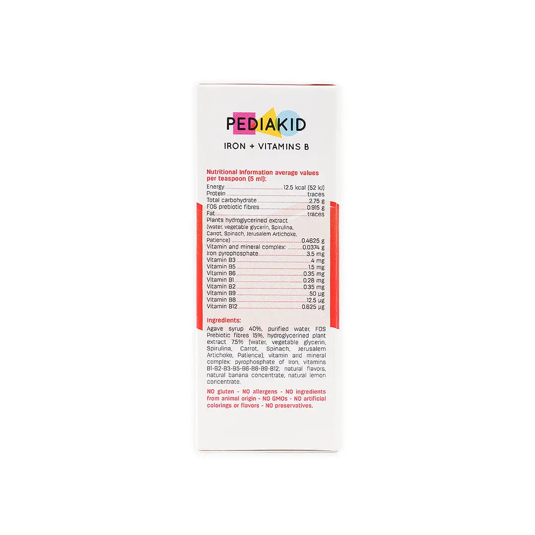 Pediakid Iron+Vitamin B 125Ml