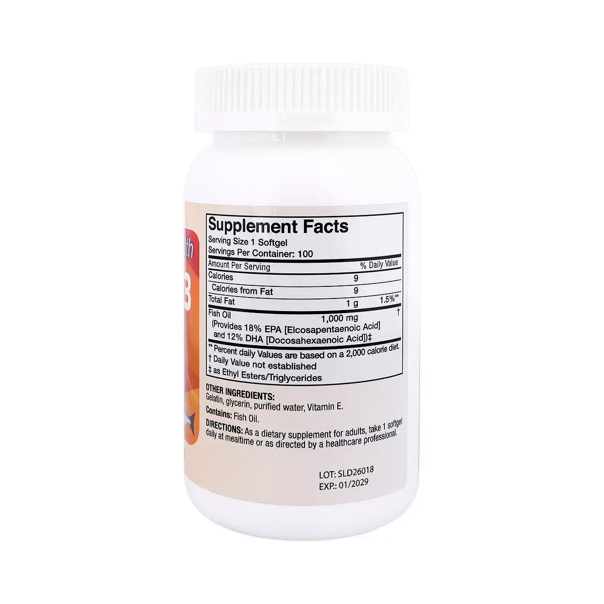 21923-Pure Health Omega-3 Fish Oil 100 Softgels +3