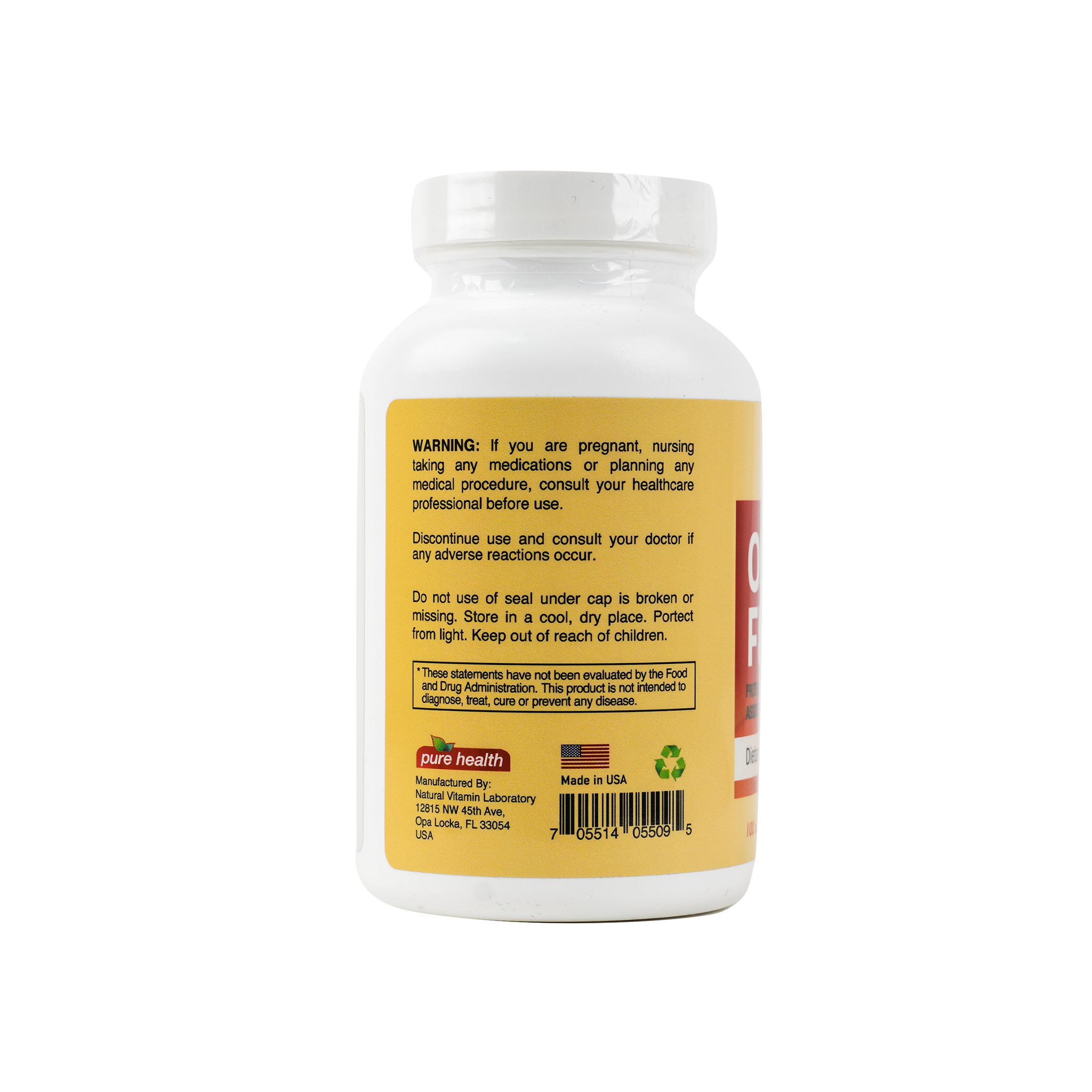 PURE HEALTH OMEGA-3 FISH OIL 100 SOFTGELS