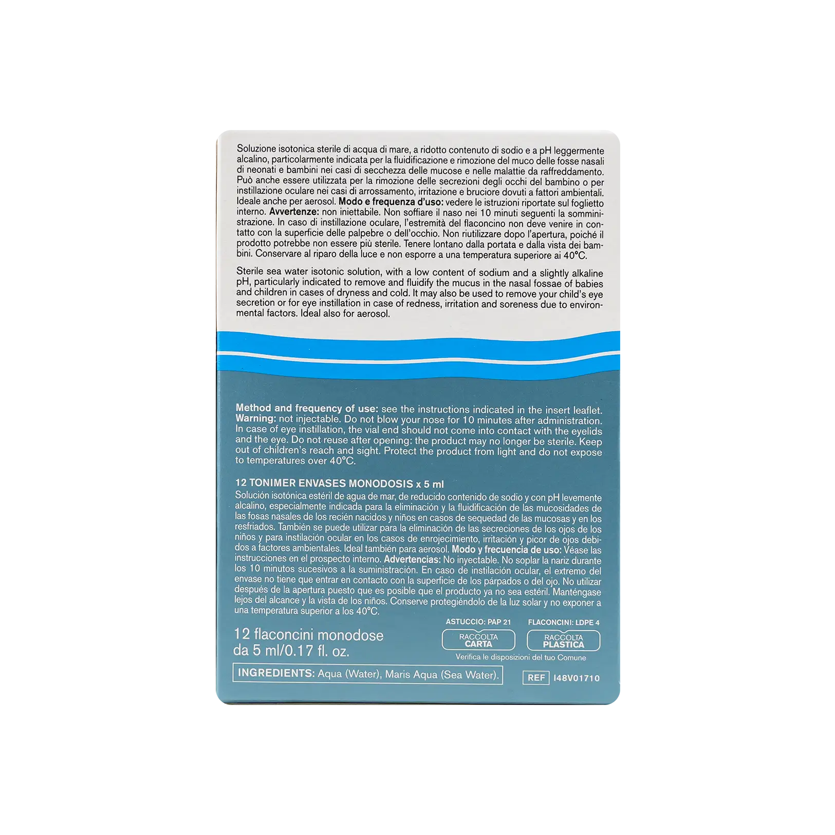 TONIMER MONODOSE 12AMP X 5ML