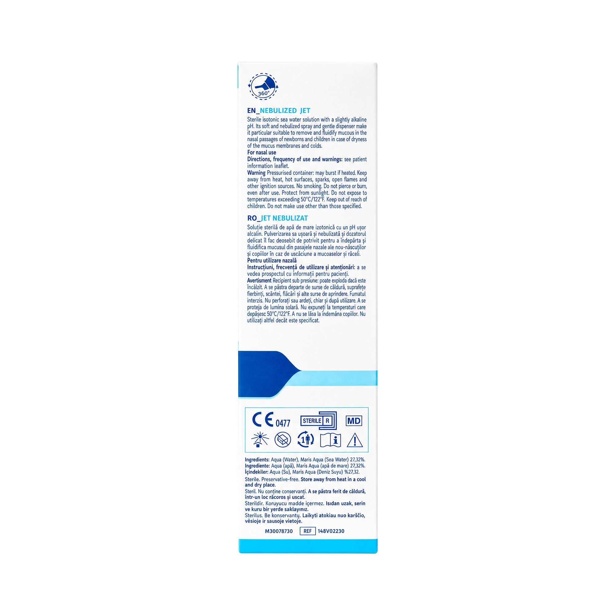 22026-Tonimer Baby 300 Mosm/Kg Isotonic Spray 100ml +9
