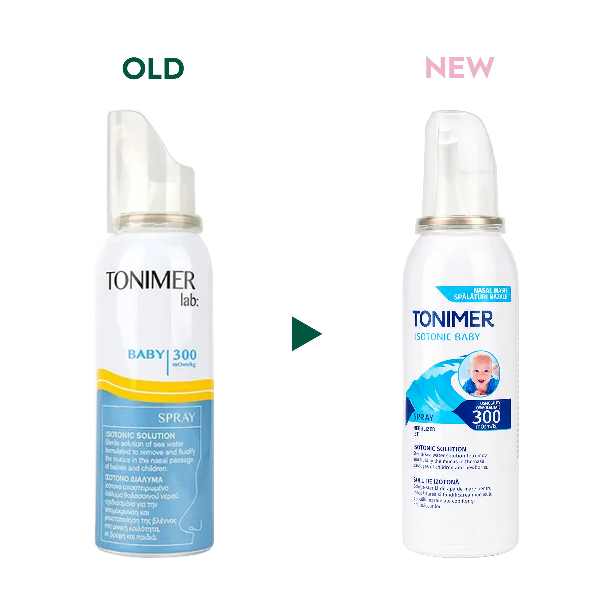 22026-Tonimer Baby 300 Mosm/Kg Isotonic Spray 100ml +1