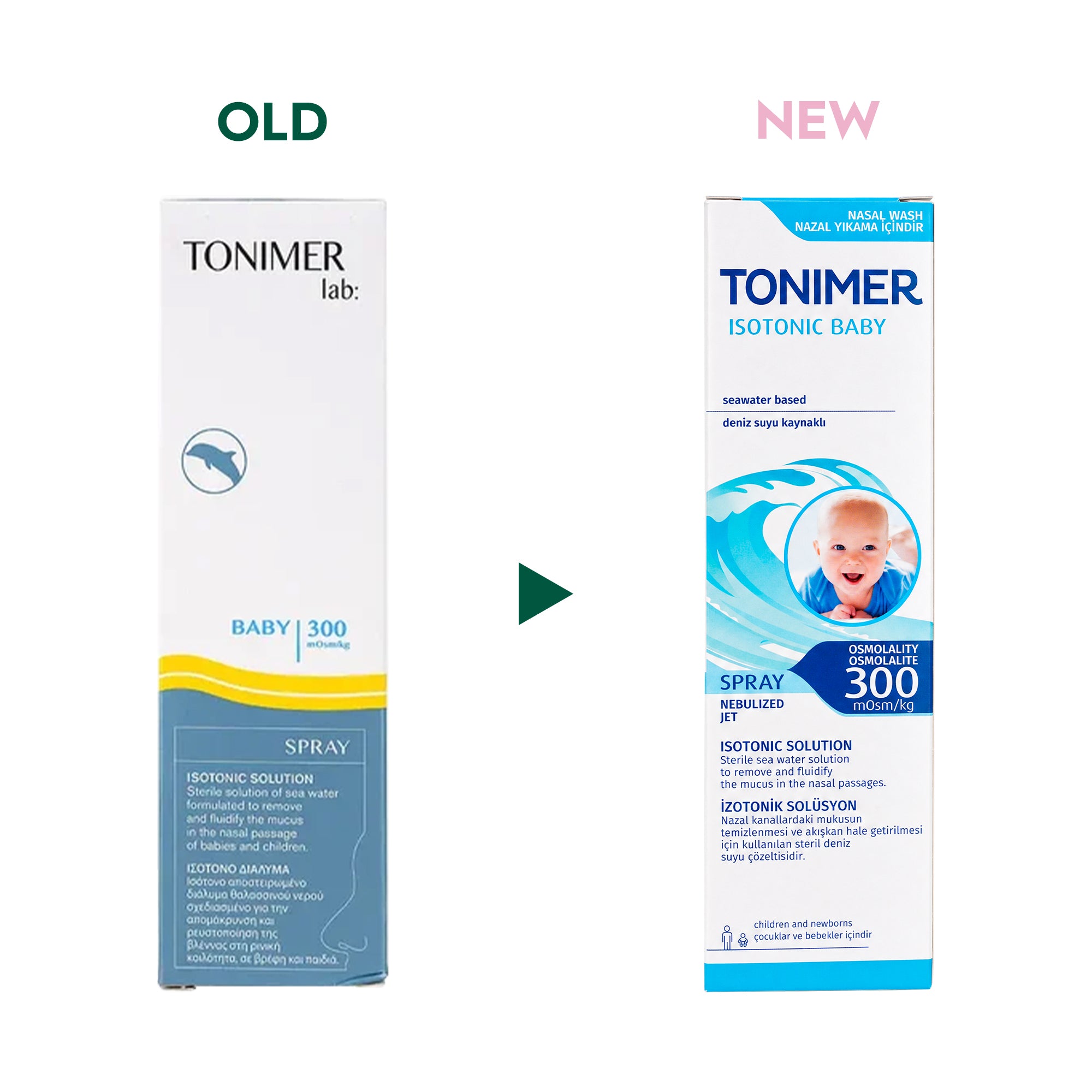 22026-Tonimer Baby 300 Mosm/Kg Isotonic Spray 100ml