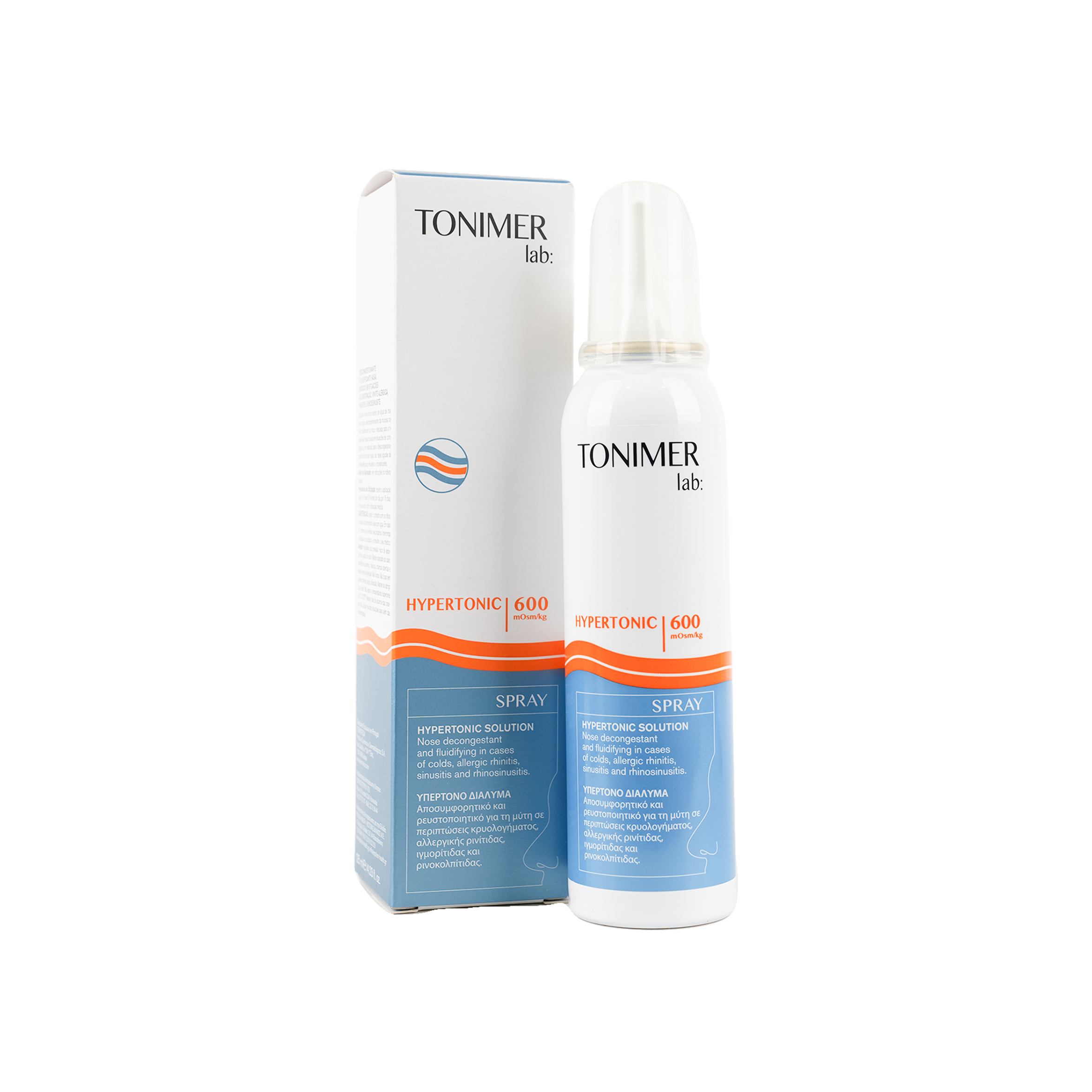 TONIMER HYPERTONIC 600 MOSM/KG SPRAY 125ML.