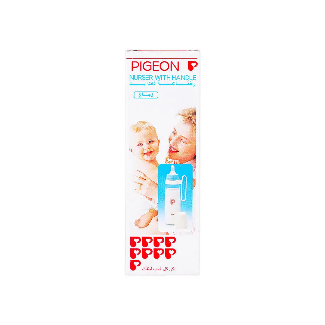 Pigeon Glass Nurser With Handle 240ml