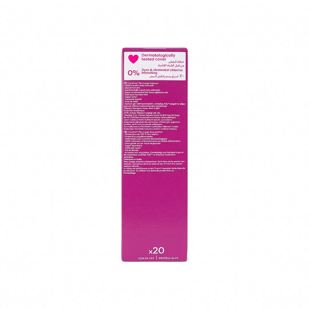 Carefree Plus Large 20Pcs-Light Scent