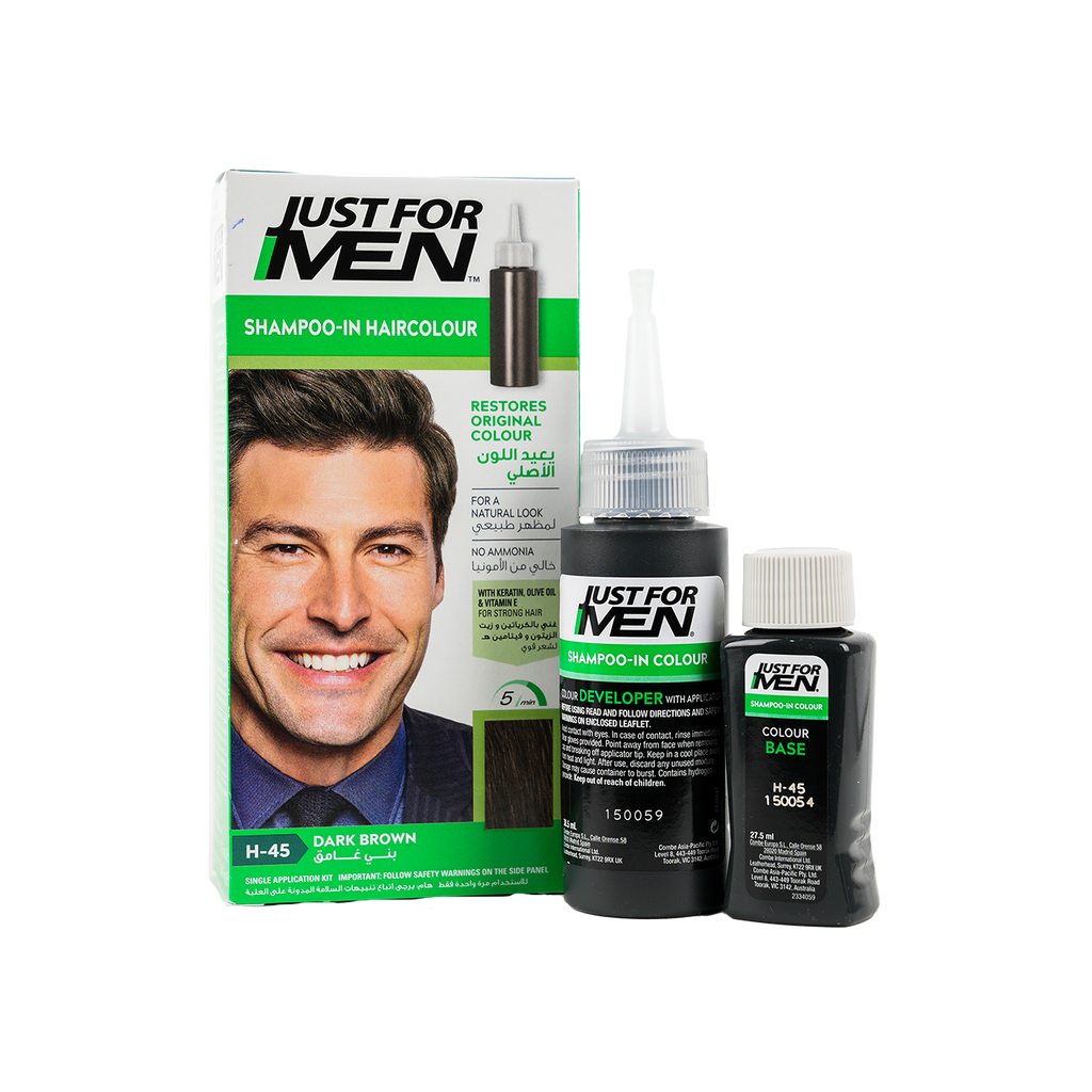 Just For Men Shampoo In Hair Colour Dark Brown-H45