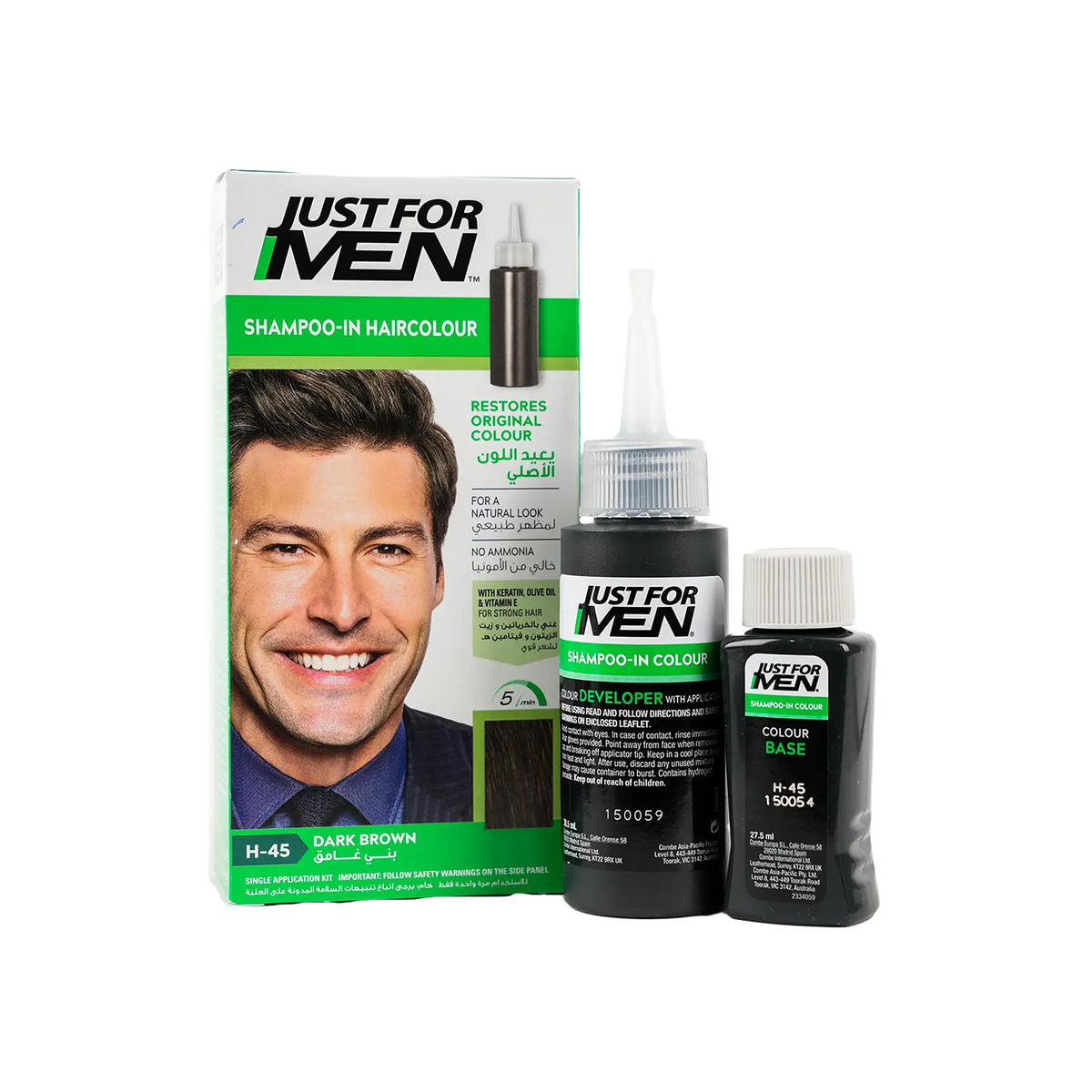 22321-Just For Men Shampoo In Hair Colour Dark Brown-H45