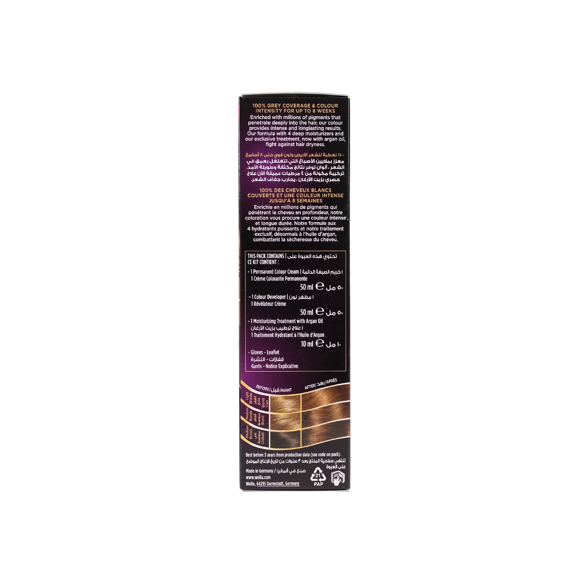 Wella Koleston 2000 Tube No. 307/3 - Hazel Ash Blonde