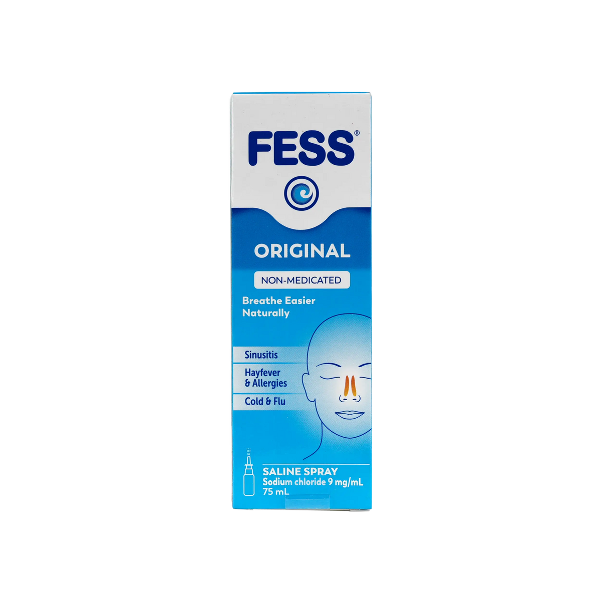 22343-Fess Original Saline Nasal Spray 75Ml +1