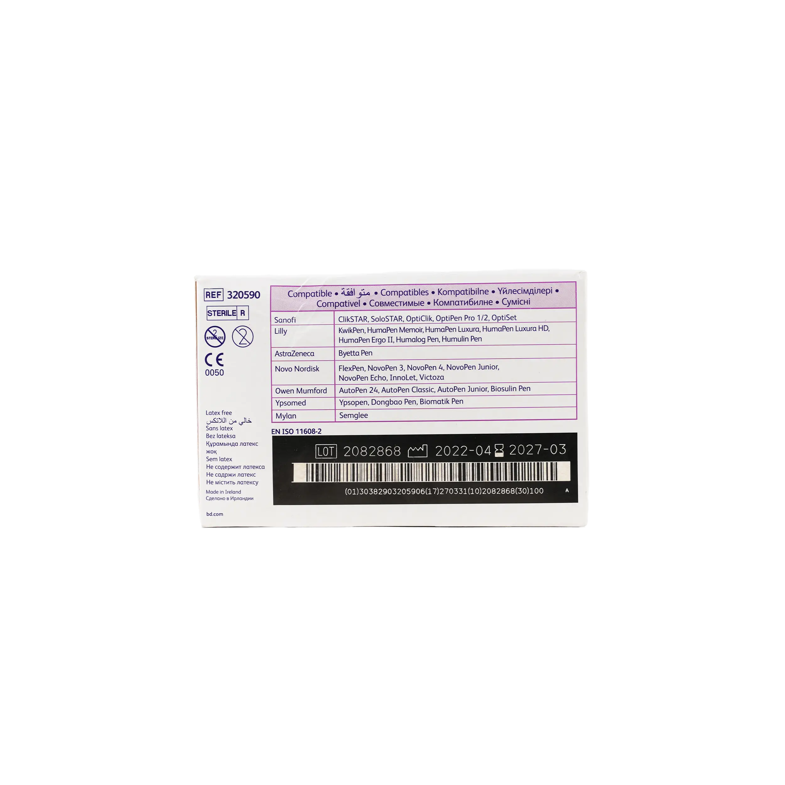 BD Micro-Fine Pen Needles 5mmx31G 100pcs