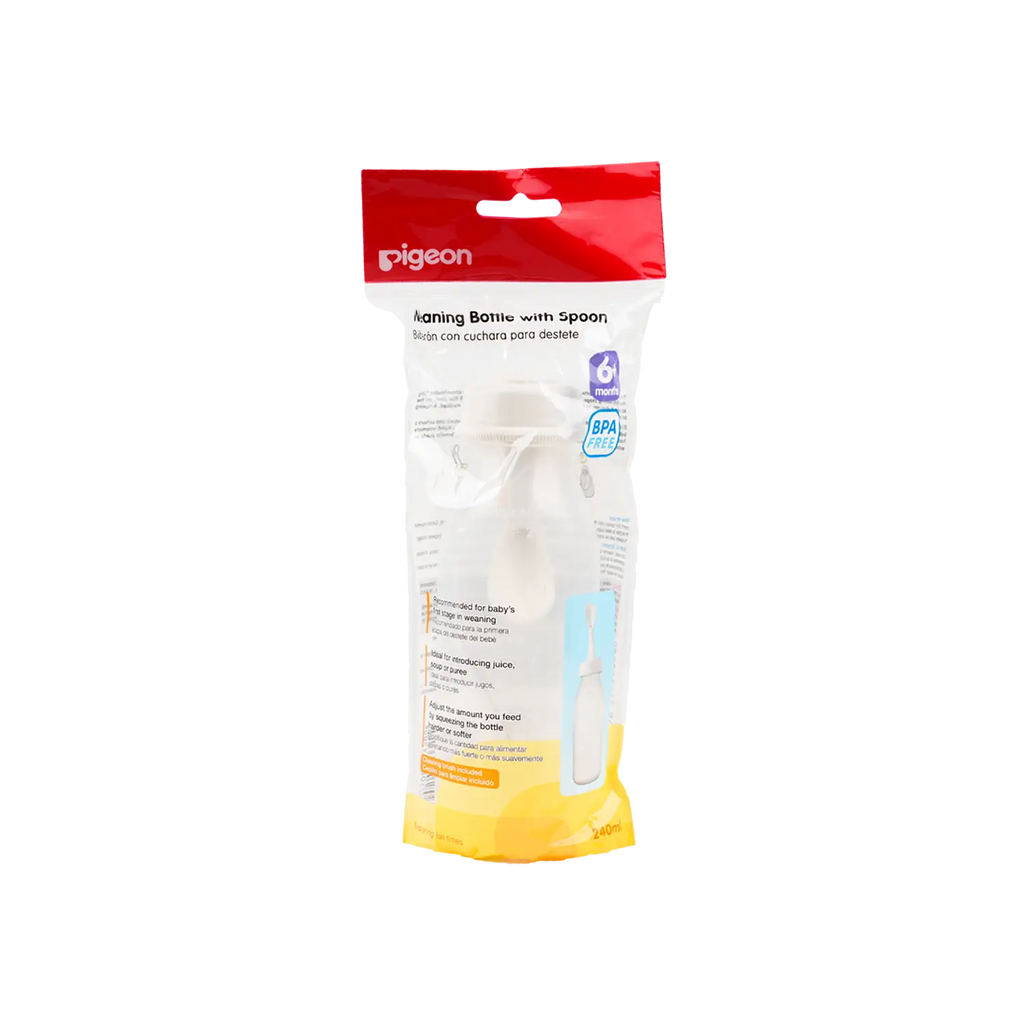 Pigeon Weaning Bottle With Spoon-D329