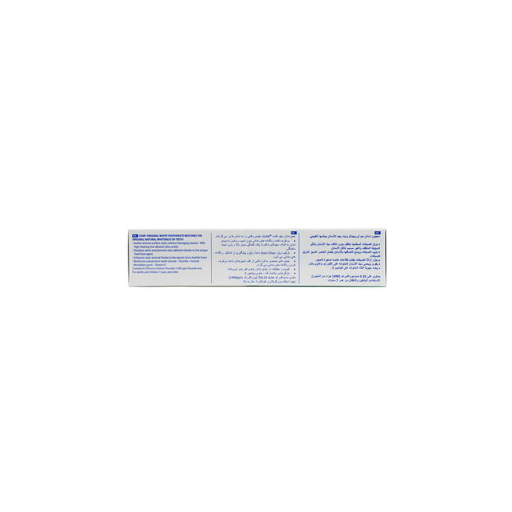 22568-GUM Original White Toothpaste 75ml +2