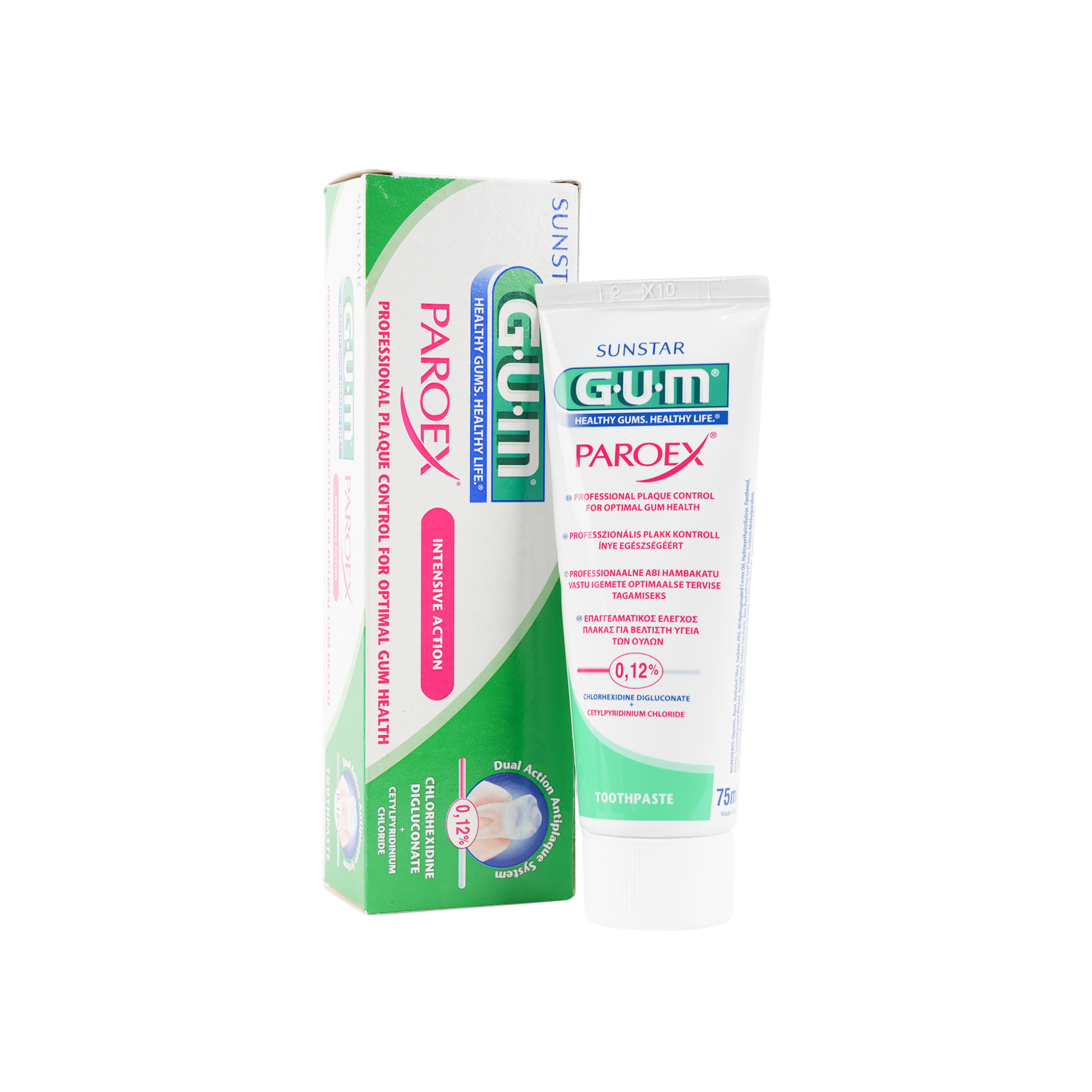 GUM Paroex Toothpaste Gel 0.12% 75ml-1790