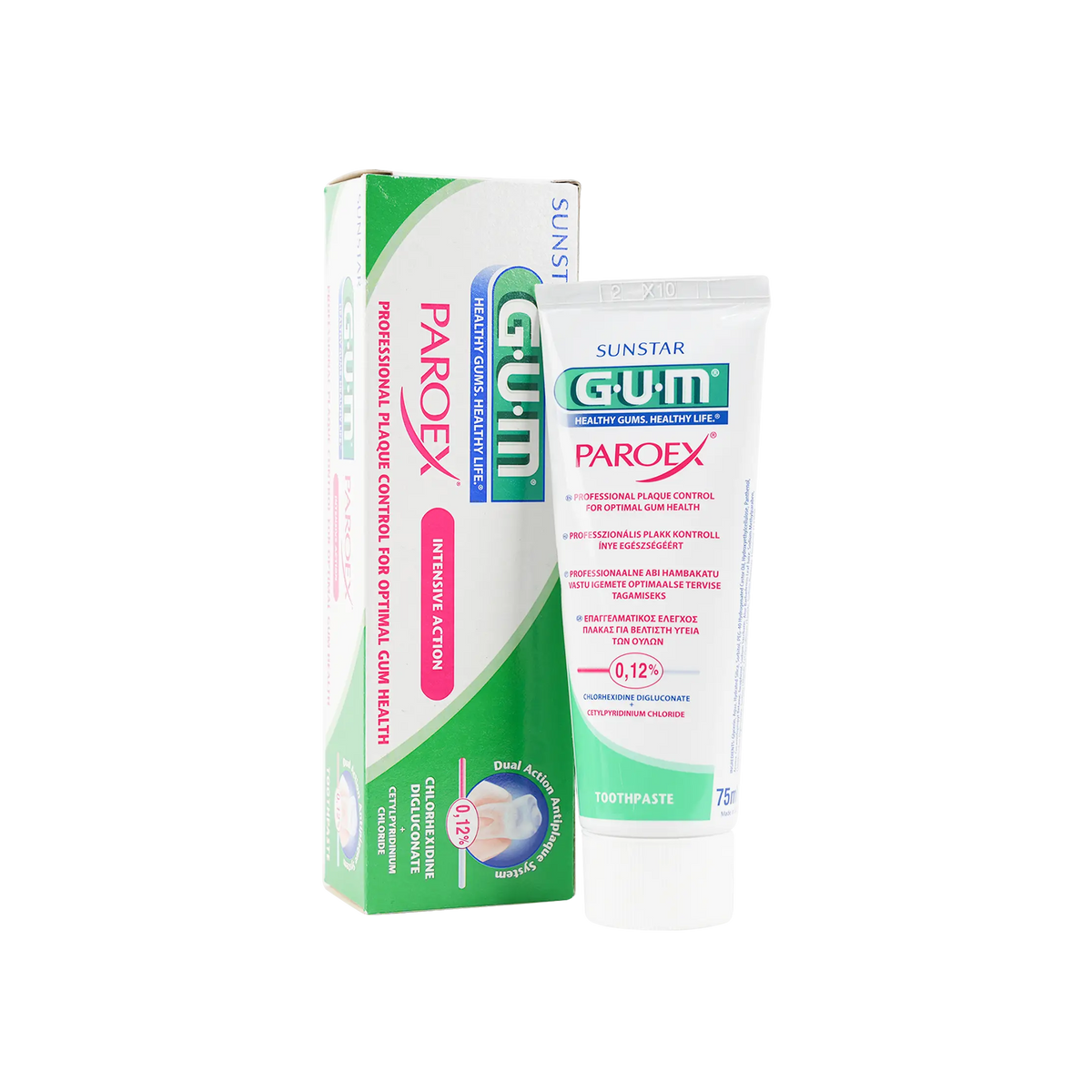 22582-GUM Paroex Toothpaste Gel 0.12% 75ml