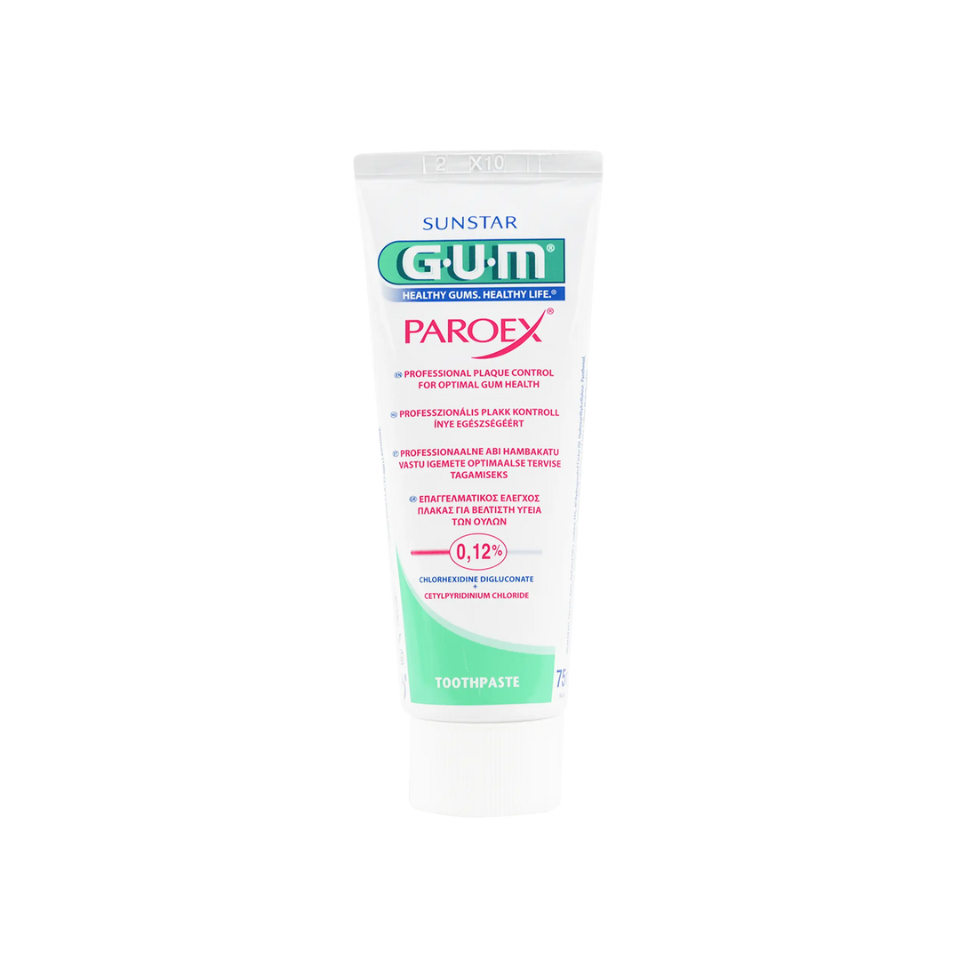 22582-GUM Paroex Toothpaste Gel 0.12% 75ml +5