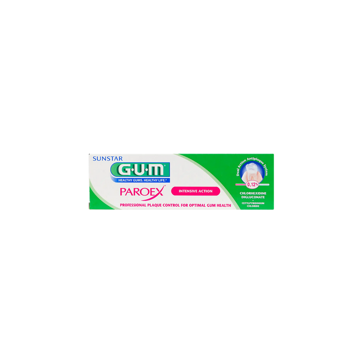 22582-GUM Paroex Toothpaste Gel 0.12% 75ml +1